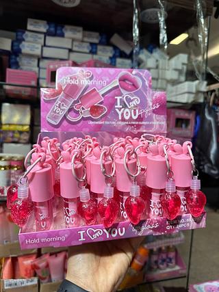 Gloss morango chaveiro (Box c/24)