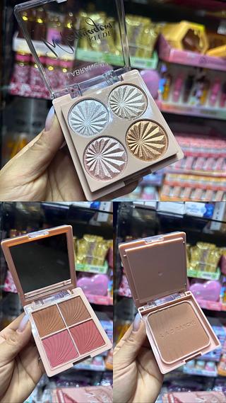 Kit contorno iluminador & blush (Box c/24)