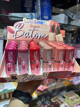 Batom lua & neve (Box c/24) cores que estiverem disponíveis