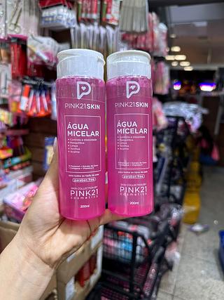 Água micelar pink21
