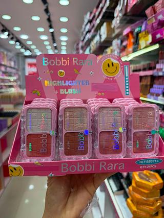 Blush e iluminador bobbi rara (box c/24) somente cores que estiverem disponíveis