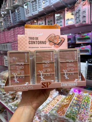 Paleta de contorno face sculpt sp colors (box c/24) somente cores que estiverem disponíveis