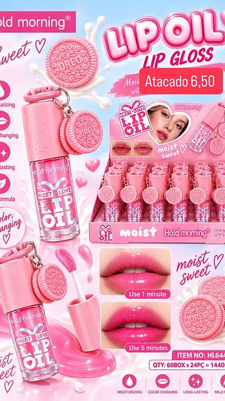 Lip oil oreo rosa old morning (box c/24)
