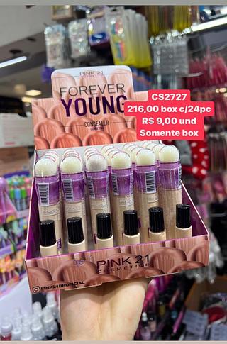 CORRETIVO PINK21 CORES VARIADAS ( BOX C/24)