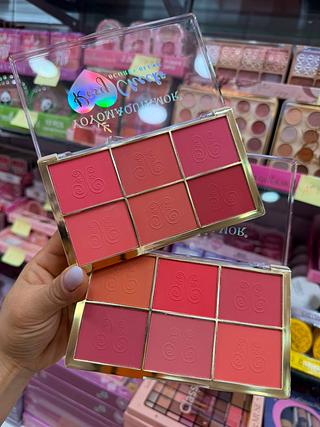 Paleta de blush rosy cheeks yoyomaquiamor