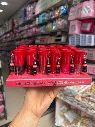 Lip gloss coca cola beuty (box c/24 pçs)