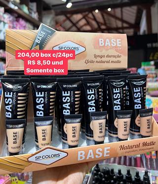 BASE MATTE SPCOLORS CORES VARIADAS ( BOX C/24) cores que estiverem Disponíveis