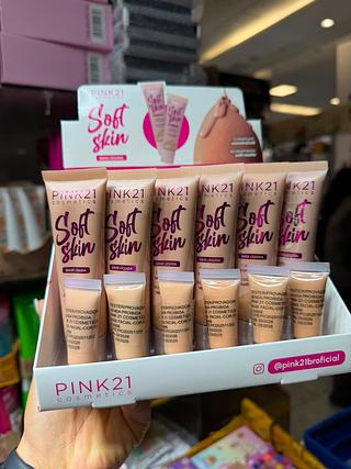Base soft skin pink21 (box c/24) somente cores que estiverem disponíveis