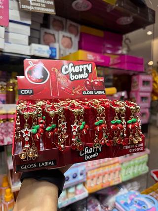 Gloss labial Cereja (Box c/24)