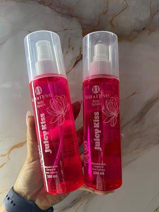Body splash juicy kiss lua e neve