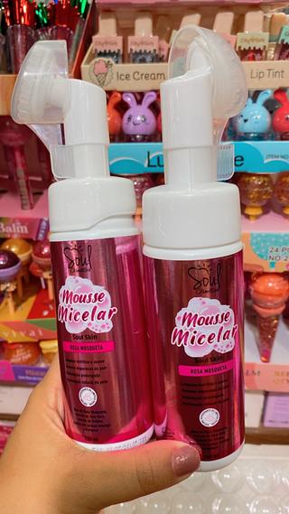Mousse micelar rosa mosqueta