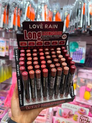 Lapis labial love rain ( box c/48) somente cores que estiverem disponíveis
