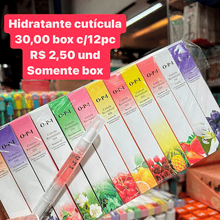 CANETA HIDRATANTE DE CUTICULAS BOX C/12 PÇS