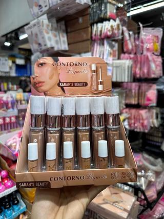Contorno líquido sarah’s Beauty (Box c/24) cores que estiverem disponíveis