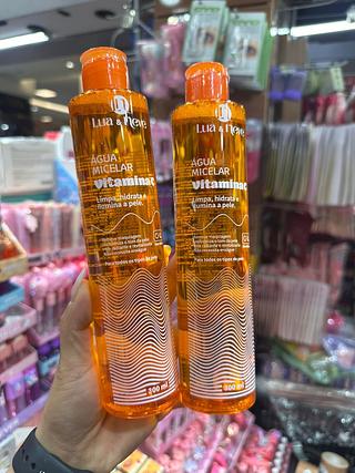 Água micelar vitamina c