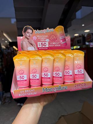 Protetor solar spf 50 uv bricht (box c/24)