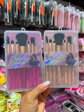 Kit pincel sabrina satto com 7 peças