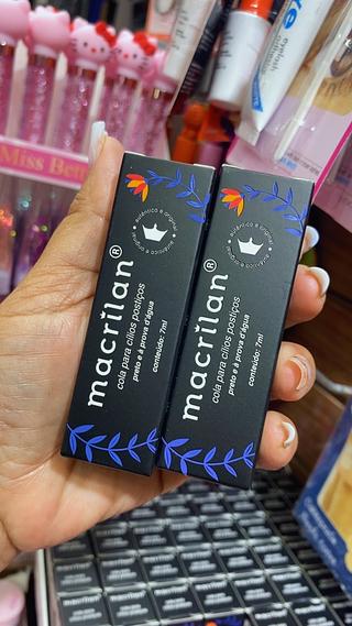 Cola de cílios preta